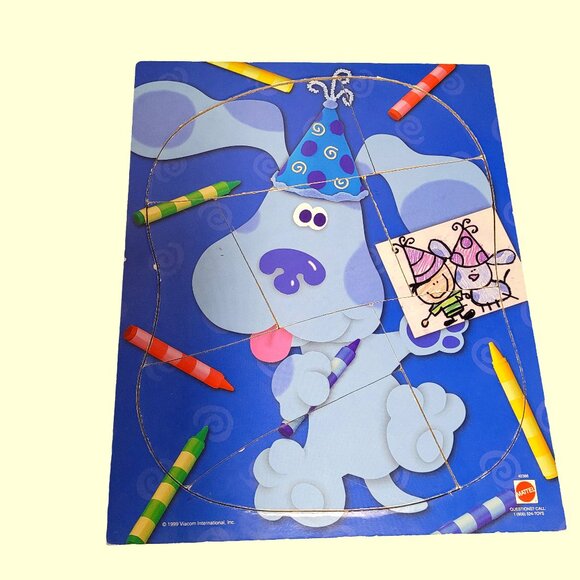 Wooden Puzzle Blues Clues- Eight Piece Puzzle - Picture 8 of 11